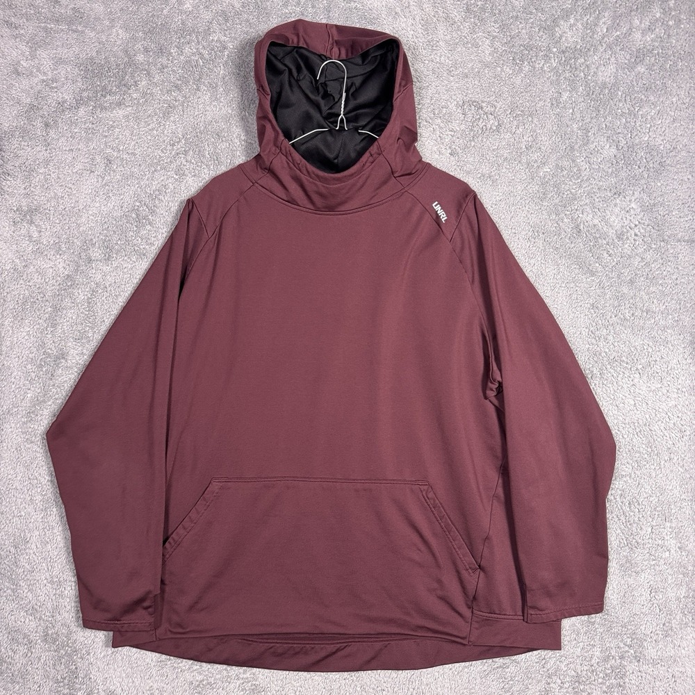 UNRL Crossover Hoodie II Men 3XL Performance Tech Stretch Pullover Sweatshirt